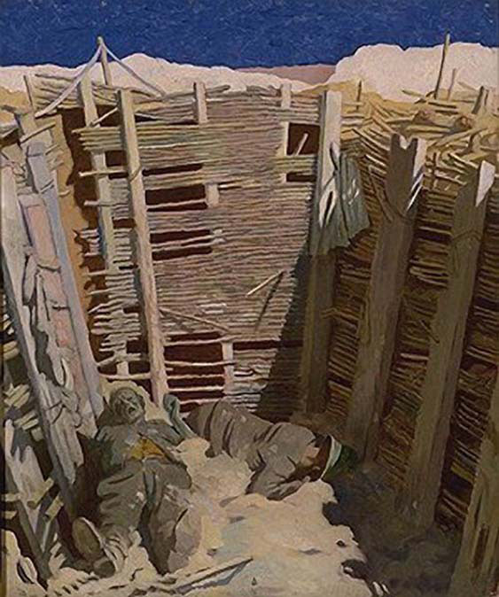 Dead Germans in a Trench